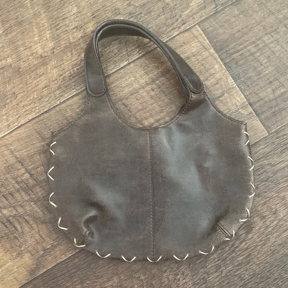 Small Nine West dark brown leather purse